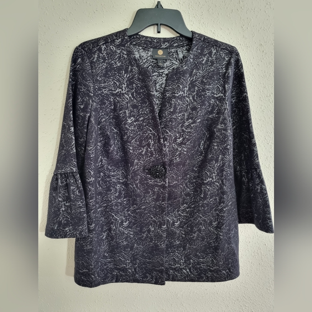 JM Collection Blazer Black For Women  Size S. - Picture 2 of 8